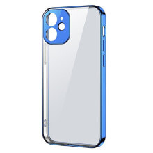 Купить чехлы для смартфонов joyroom: Чехол для смартфона joyroom Ultra Тонкий С Металлической Рамкой для iPhone 12 Pro Max Темно-синий.