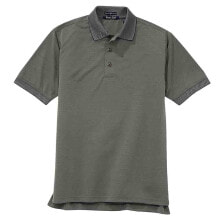 Купить мужские поло River's End: River's End Upf 30+ Jacquard Short Sleeve Polo Shirt Mens Green Casual 3696-OL