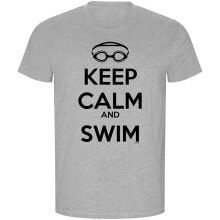 KRUSKIS Keep Calm And Swim ECO Short Sleeve T-Shirt
