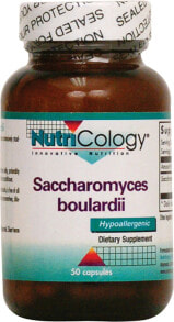 Пребиотики и пробиотики nutricology Saccharomyces Boulardii Комплекс с пробиотическими неколонизирующими видами дрожжей 3 млрд КОЕ 60 вегетарианских капсул