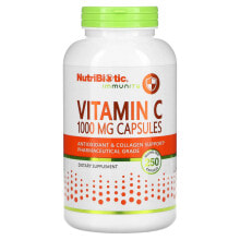 NutriBiotic, Immunity, витамин C, 1000 мг, 250 капсул