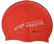 Spokey Summer swimming cap, red