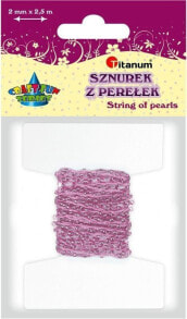Titanum A string of beads 2mmx2.5m pink