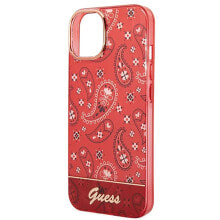 GUESS Guhcp14Mhgbnhr iPhone 14 Plus15 Plus 6.7 Bandana Paisley phone case