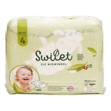 Детские подгузники SWILET Ecological Diapers Size 4 Maxi 40 Units