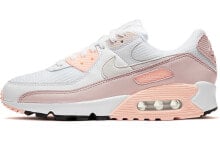 Nike Air Max 90 Washed Coral 低帮 跑步鞋 女款 粉白 / Кроссовки Nike Air Max 90 Washed Coral CT1030-101