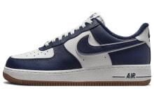 Nike Air Force 1 Low college pack 低帮 板鞋 男款 白蓝 / Кроссовки Nike Air Force 1 Low College Pack DQ7659-101