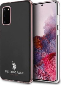 чехол пластмассовый черный с логотипом S20 G980 U.S. Polo Assn.