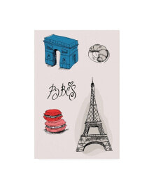 Trademark Global typeLike Paris III Collage Canvas Art - 27