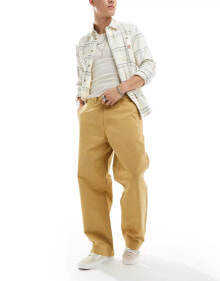 Купить мужские брюки Vans: Vans authentic baggy chino trousers in light tan