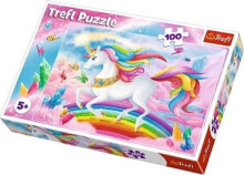 Trefl Puzzle 100 Krzyształowy świat Jednorożców