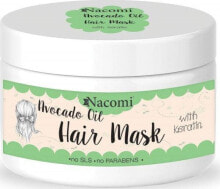 Маска или сыворотка для волос Nacomi Maska do włosów z olejem awokado i proteinami keratyny