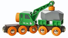Игрушечный транспорт для малышей brio Zestaw wagonów do pracy (33698)