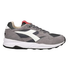 Купить мужские кроссовки Diadora: Diadora Eclipse Italia Lace Up Mens Grey Sneakers Casual Shoes 177154-75147