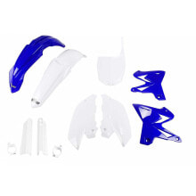 UFO Yamaha YZ 125/250 2002-2004 Restyling YAKIT328F-999W Fork Protectors & Plastics Kit