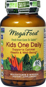 Витаминно-минеральные комплексы megaFood Kids One Daily Цельнопищевые мультивитамины для детей 60 таблеток