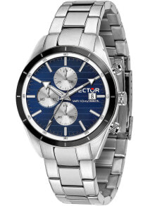 Мужские наручные часы с браслетом Sector R3273616007 Serie 770 Chronograph 44mm 10ATM