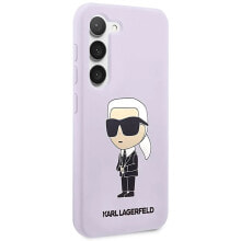 KARL LAGERFELD KLHCS23MSNIKBCU S23+ S916 Silicone Ikonik phone case