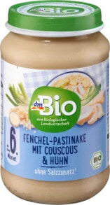 Menü Fenchel-Pastinake mit Couscous und Huhn ab dem 6. Monat, 190 g