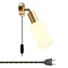 CREATIVE CABLES Spostaluce adjustable metal lamp articulation with 2-pole plug