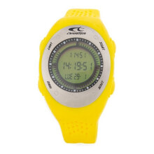 Мужские электронные наручные часы Мужские наручные часы с желтым силиконовым ремешком Chronotech CT7320-04