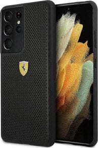 Ferrari Ferrari FESPEHCS21LBK S21 Ultra G996 czarny/black hardcase On Track Perforated