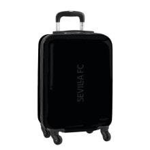 Мужские чемоданы Самолетная тележка Sevilla Fútbol Club Teen Чёрный 20'' (34.5 x 55 x 20 cm)