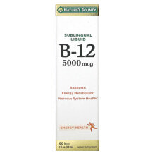 Sublingual Liquid, Vitamin B12, 5,000 mcg, 2 fl oz (59 ml)