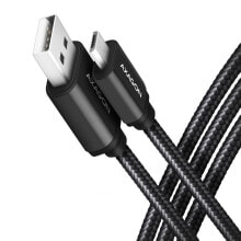 BUMM-AM20AB Kabel Micro-USB auf USB-A 2.0 schwarz - 2m - Cable - Digital