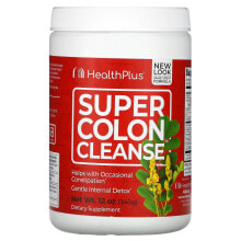 Витамины и БАДы для пищеварительной системы Health Plus Inc., Super Colon Cleanse, для очищения толстой кишки, 340 г (12 унций)
