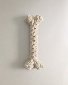 Woven bone pet toy