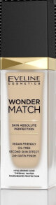 Eveline Wonder Match Skin Absolute Perfection No. 10 Light Vanilla Стойкий тональный крем с атласным покрытием 30 мл