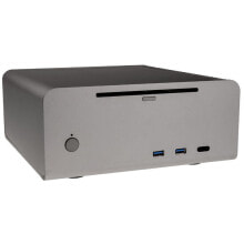 Купить компьютерные корпуса для игровых ПК Streacom: Streacom ST-FC8T Alpha Optical Fanless HTPC Alu-Gehäuse - titan