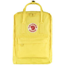 Мужские городские рюкзаки Мужской повседневный рюкзак желтый Fjllrven Knken 16L Backpack