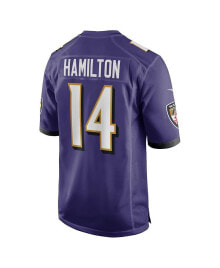 Nike men's Kyle Hamilton Purple Baltimore Ravens Player Game Jersey