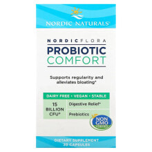 Prebiotics and probiotics nordic Naturals, Nordic Flora Probiotic, Comfort, 15 Billion CFU, 30 Capsules
