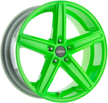 Колесный диск литой Oxigin 18 Concave neon green polish HD 8.5x19 ET42 - LK5/115 ML70.3