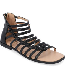 Купить белые женские босоножки JOURNEE Collection: Women's Petrra Gladiator Sandals