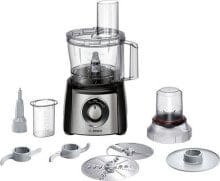 Robot kuchenny Bosch Bosch Food Processor MCM3401M Black/Stainless steel, 800 W, Number of speeds 2, 2.3 L, Blender, Meat mincer