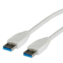Товары для строительства и ремонта rOLINE USB 3.0 A-A, 1.8M USB кабель 1,8 m 3.2 Gen 1 (3.1 Gen 1) USB A Белый 11.99.8975