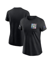 Nike women's Black New York Jets 2023 NFL Crucial Catch Sideline Tri-Blend T-shirt