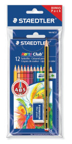 Цветные карандаши для рисования для детей staedtler Noris Club 144 Set цветной карандаш 13 шт Черный, Синий, Бордо, Коричневый, Зеленый, Светло-синий, Светло-зеленый, Оранжевый, Персиковый, Красный, Фиолетовый, Желтый 61 SET6