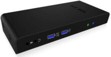 USB-концентраторы icy Box IB-DK2241AC USB 3.0 Station / Replicator (20850)