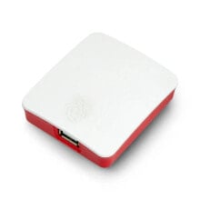 Комплектующие и запчасти для микрокомпьютеров case for Raspberry Pi Model 3A + official - red-white
