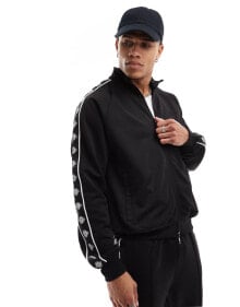 Купить мужская верхняя одежда The Couture Club: The Couture Club co-ord poly tricot track jacket in black