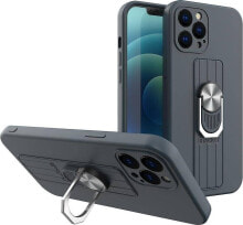 Hurtel ETUI Ring Case silikonowe etui z uchwytem na palec i podstawką do Xiaomi Poco X4 Pro 5G niebieski CASE