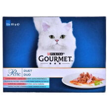 PURINA NESTLE Gourmet Perle Duo Duet Fish 85g Wet Cat Food 12 Units