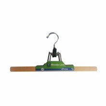 Hangers Mondex Skirt Ecological Natural Wood 3 Units (35 x 16 x 2 cm)