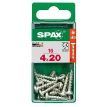 SPAX 18306 Wirox Round Head Wood Screw 4x20 mm 16 Units