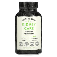 Растительные экстракты и настойки crystal Star, Kidney Care, 60 Vegetarian Capsules